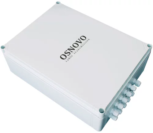 Уличный коммутатор OSNOVO SW-80402/WLU Уличный управляемый (L2+) PoE коммутатор на 6 портов с термостабилизацией и резервным питанием (АКБ - 7Ач). Порты: 4 x GE (10/100/1000Base-T) с PoE (до 30W) + 2 x GE SFP (1000Base-