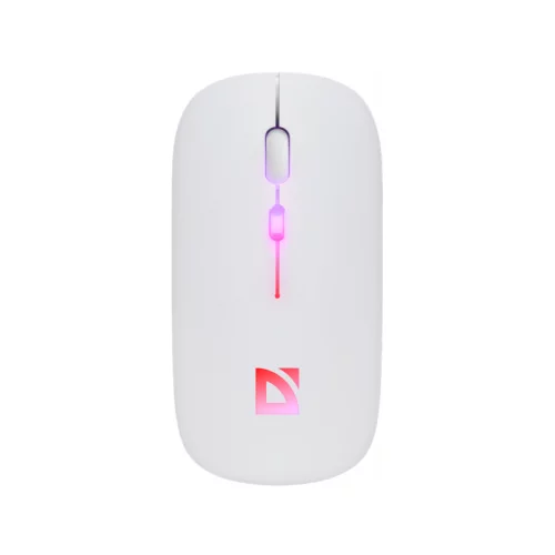 Defender Беспроводная оптическая мышь Touch MM-997 бел,2.4+BT,RGB,400mAh,бесшумная (52998)