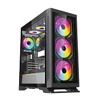Корпус для Компьютер Forza FZ-G901 EATX Case, black, w/o psu,
Tempered glass front panel, 2x3,5", 2x2,5",
USB3.0*1+USB3.0