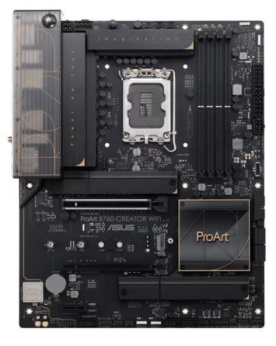 Материнская плата ASUS PROART B760-CREATOR WIFI, LGA1700, B760, 4*DDR5, HDMI+DP, 4xSATA3 + RAID, 3xM2, Audio, Gb LAN, USB 3.2, USB 2.0, ATX; (90MB1FY0-M0EAY0)