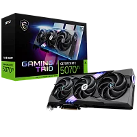Видеокарта MSI PCI-E 5.0 RTX 5070TI 16G GAMING TRIO OC NVIDIA GeForce RTX 5070TI 16Gb 256bit GDDR7 2572/28000 HDMIx1 DPx3 HDCP Ret (RTX 5070 TI 16G GAMING TRIO OC)