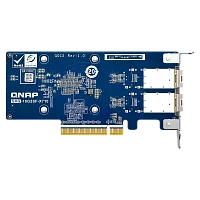 Сетевая карта/ QNAP QXG-10G2SF-X710 LAN Expansion Card, PCIe Gen3 x8, 2 x SFP+ ports (10Gbps/ 1Gbps)