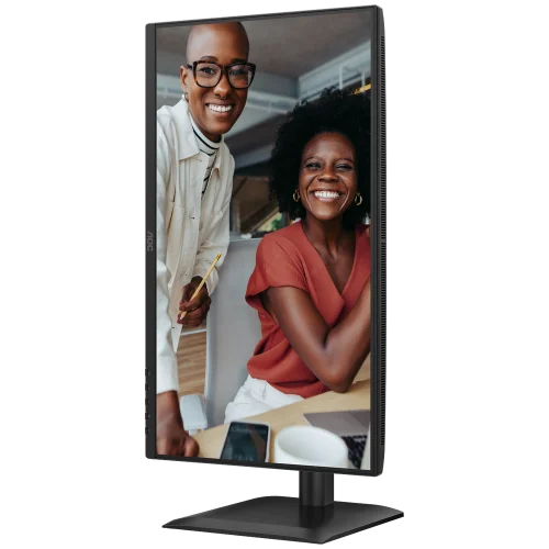 Монитор AOC 24E4U 23.8 1920x1080, IPS, 200Hz, 80M:1, 300cd, 4 ms, HDMI 1.4, DisplayPort 1.2, 4*USB, Speakers, Height adj 150, pivot, VESA 100, 3Y, Black фото 12