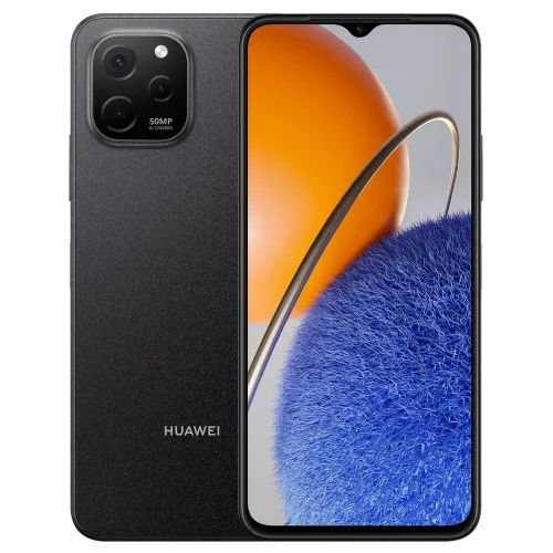 Смартфон Huawei EVE-LX9N nova Y61 128Gb 4Gb черный моноблок 3G 4G 2Sim 6.52