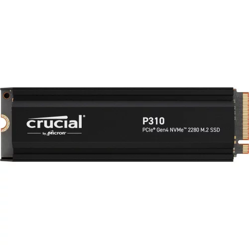 Твердотельный накопитель SSD Crucial P310 1TB PCIe Gen4 NVMe 2280 M.2 SSD with heatsink CT1000P310SSD5