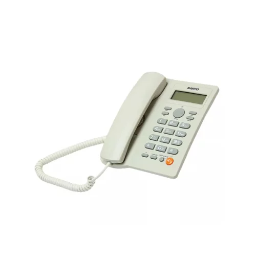 Проводной телефон Sanyo/ Белый (RA-S306W)