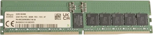 Оперативная память Hynix DDR5 32GB RDIMM 4800Mbps ECC Registered x4, 1 year, OEM (HMCG84MEBRA174N)
