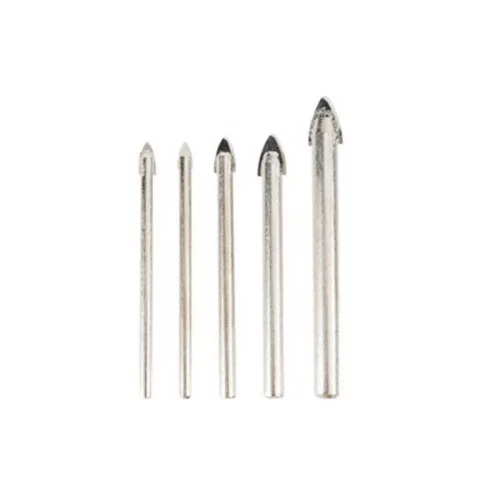 Набор Deli сверл по стеклу/керамике/кафелю 5 шт DH-CZZ005-ED1 (4,5,6,8,10 мм), YG6X, цилиндрический хвостовик, кейс