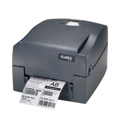 Godex TT G530UES, термо/ термотрансферный принтер, 300 dpi, 4 ips, (дюймовая втулка риббона), USB+RS232+Ethernet. (011-G53EM2-004, 011-G53E02-000)