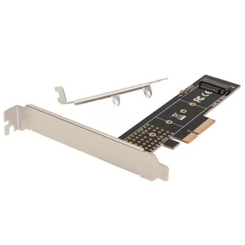ORIENT C300EN, Переходник PCI-Ex4-]M.2 M-key NVMe SSD, тип 2230/2242/2260/2280/22110, 2 планки крепления в комплекте (33294)
