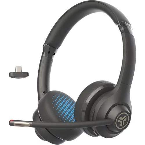 Беспроводная гарнитура Jlab GO Work Wireless Headset-Black, Version 2,Link USB-C (HBGOWORKRBLK4)
