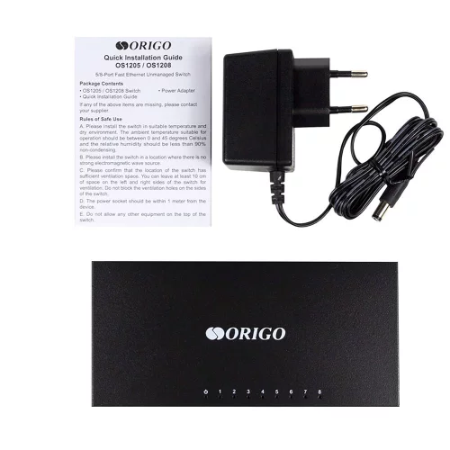 Коммутатор/ Unmanaged Switch 8x100Base-TX, metal case (OS1208/A1A) фото 5