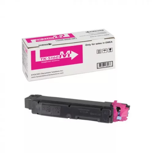Тонер-картридж Kyocera TK-5160M пурпурный 12 000 страниц для P7040cdn (1T02NTBNL0)