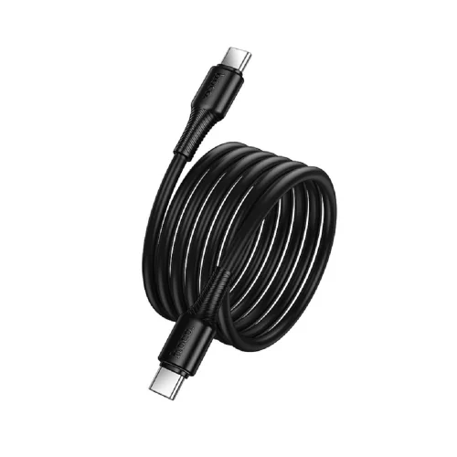 HOCO Кабель USB2.0 Hoco Type-C/ Type-C, 3А, 60Вт, X120, 1м, черный, коробка (HC-58928) фото 2