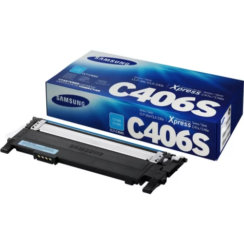 Тонер-картридж/ Samsung CLT-C406S Cyan Toner Cartridg (ST986A)