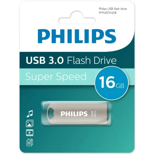 PHILIPS USB Drive 16GB IRON 3.0, USB 3.0 (FM16FD165B/97)