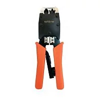 Инструмент обжимной Hyperline WRline WR-500R Кримпер для RJ45/ 8P8C, RJ12/ 6P6C и RJ11/ 6P4C