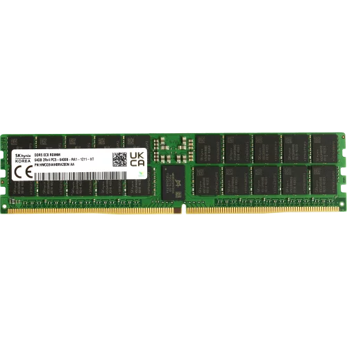 Память оперативная/ Hynix DDR5 5600MHz RDIMM ECC 64GB (HMCG94AHBRA280N)
