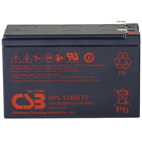 CSB Аккумуляторная батарея для ИБП (12V/ 9Ah) (UPS12460 F2 CSB)