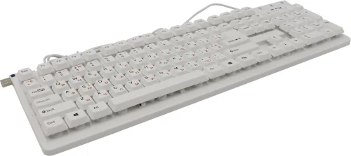 Клавиатура SVEN Standard 301 USB белая (SV-03100301UW) фото 2