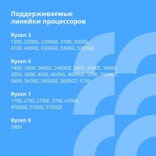 CBR A320 OEM { Chipset A320, Socket AM4, 2*DDR4, mATX, VGA+HDMI, 1*PCIEx16,1*PCIEx1, 1*M.2(NVME), 4*SATA3, 2*USB2.0 + 4*USB3.0, LAN 1Gb} БЕЗ УПАКОВКИ (20ШТ В КОРОБЕ) (MB-ARA320-OEM) фото 3
