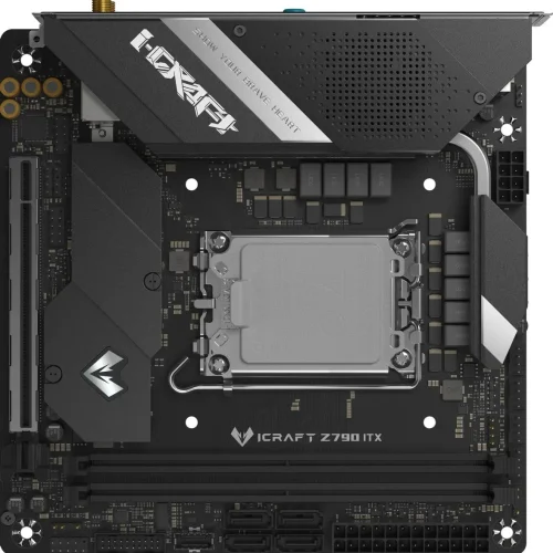 MAXSUN MS-iCraft Z790ITX WIFI V1/V2 (Socket 1700, mini-ITX, 2*DDR5, HDMI/DP, 4*SATA3, 2*M.2, 1xPCI-E x16 , 4*USB 2.0, 4* USB 3.2 Gen1, 1* Type-C, LAN 1*2.5G, Bluetooth, Wi-Fi 802.11ax, RTL) фото 2