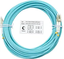 Патч-корд Cabeus FOP-50-LC-LC-20M 2x50/125 OM3 LC дуплекс-LC дуплекс 20м LSZH бирюзовый