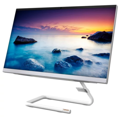 Моноблок Lenovo IdeaCentre A340-24ICK 23.8 FHD, Core i3-9100T, 8GB, 128GB SSD + 1TB, Radeon 530 2GB, DVD-RW, WiFi, BT, DOS, белый [F0ER005YRK] фото 3