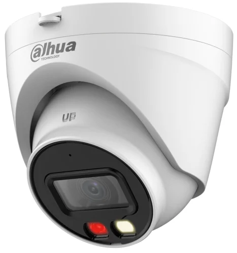 DAHUA DH-IPC-HDW1239VP-SA-IL-0360B-S6 Уличная купольная IP-видеокамера с ИК 30м и LED 30м 2Мп; 1/2.8” CMOS; объектив 2.8мм IP67; металл, пластик