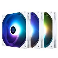 Кулер для корпуса/ Case Cooler Thermalright TL-C14W-Sx3 (140x140x26mm, 4-pin PWM, ARGB, 74.3CFM, 26.6dBA, 1500RPM, White)