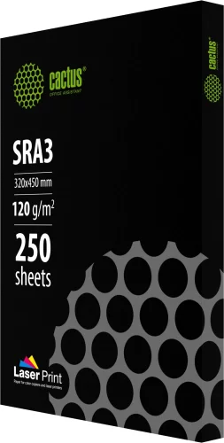 Бумага Cactus CS-LPSRA3120250 SRA3 марка A/120г/м2/250л./белый CIE170% для лазерной печати