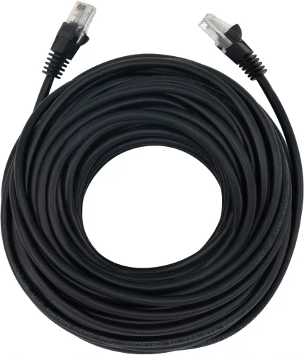 Патч-корд Buro UTP 4 пары cat.5E CCA molded 20м черный RJ-45 (m)-RJ-45 (m) (1645952) (1645952#MLN)