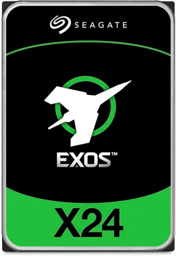 Жесткий диск Seagate Exos X24 HDD 3.5 Жесткий диск Seagate Exos X24 HDD 3.5 SATA 24Tb, 7200 rpm, 512Mb buffer, 512e/ 4Kn, CMR, ST24000NM002H, 1 year (восстановленные) (ST24000NM002H.)