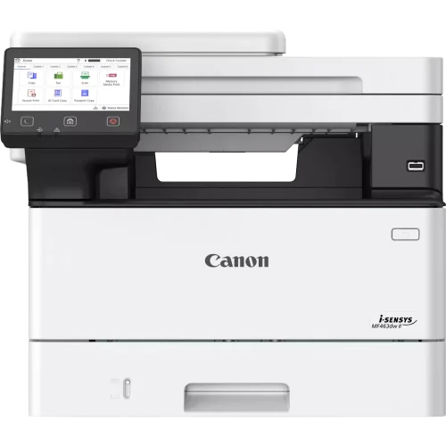 Монохромное лазерное МФУ Canon i-SENSYS MF463dw II (MFP, A4, 40ppm, 1200dpi print, 600dpi scan, 1200MHz, 1Gb, Duplex, DADF50, 250sheets+100universal tray, PostScript USB, RJ-45, Wi-Fi) (Cart. 070/ 070H) (7188C008)