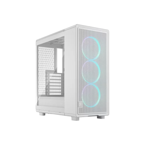 Корпус Компьютер без блока питания/ Case Fractal Design Epoch TG RGB Clear Tint, Midi-Tower, 3x120mm ARGB, 2xUSB-A 3.2 + 1xUSB 3.2 Type-C ATX, mATX, mITX, White (FD-C-EPO1A-05)