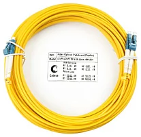 Cabeus FOP(d)-9-LC-LC-10m Шнур оптический duplex LC-LC 9/ 125 sm 10м LSZH