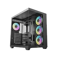 Корпус Компьютер без блока питания/ Case Ocypus Gamma C74 BK ARGB, Midi-Tower, TG, 4x120mm ARGB, 2xUSB-A 3.0 + 1xUSB-C 3.1, ATX, mATX, mITX Black (GAMMA-C74-BKD400XX-GL)