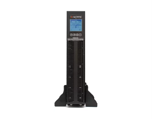 ШТИЛЬ ИБП 2000 ВА; 1 фазный; on-line; батарея: 72В, ext (no incl), ЗУ 8А; 2U; rack / tower (STR1102LD)