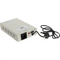 Стабилизатор POWERMAN AVS 1000S, ступенчатый регулятор, цифровые индикаторы уровней напряжения, 1000ВА, 140-260В, максимальный входной ток (POWERMAN AVS-1000S)