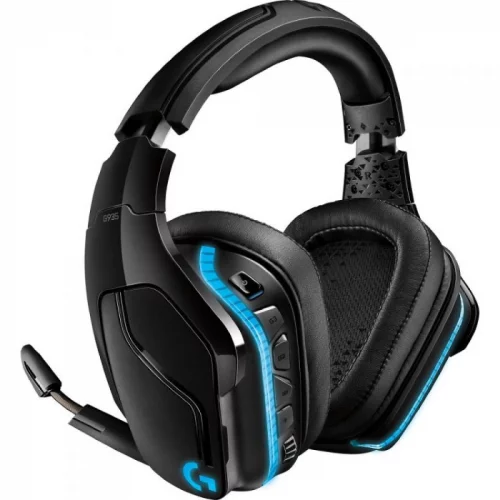 Гарнитура игровая Logitech Headset G935 Wireless, Stereo 7.1, LIGHTSYNC, USB, Black (981-000744)