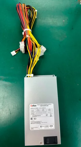 Серверный блок питания/ Server power supply Qdion Model PSR1-0600-C P/ N:7300600PSR0002 1U Single Server Power 600W Efficiency 90+, Cable connector: C14 [U1A-C20600-D/ 99SAC20600I1170112] (7300600PSR0001) фото 3