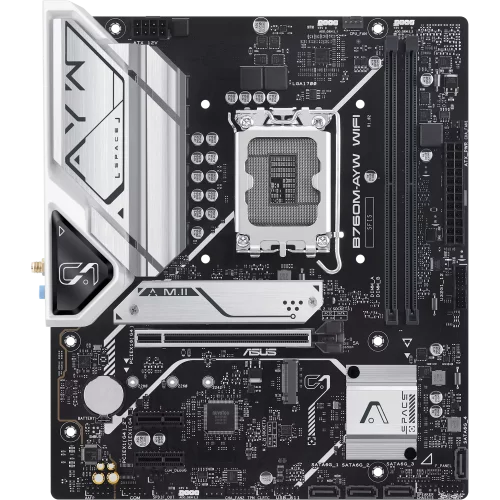 Материнская плата/ B760M-AYW WIFI-SI (90MB1FK0-M0UBY0)