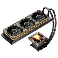 Система жидкостного охлаждения/ Water Cooling System JONSBO TX-360 Black (325W, 360mm, LED, Black, ARGB/ Fans: 3x120mm, 62.4CFM, 37.3dBA, 2400RPM/ Pump height 70.6mm, 5000RPM, Rad thickness 27mm/ S: 1