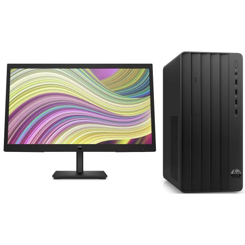 Персональный компьютер и монитор HP Pro 290 G9 Bundle TWR Core i3-13100,8GB,512GB,DVD,eng usb kbd,mouse,WiFi,BT,DOS,1Wty +Monitor HP 3 Pro 21.5 (A55LTET)