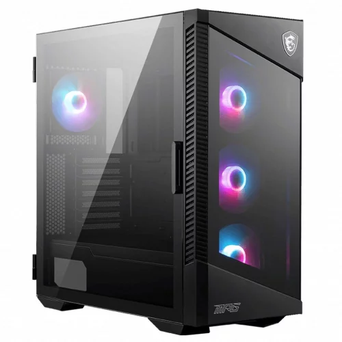 Корпус MSI MPG VELOX 100R 2xUSB 3.0, 1xType C, 4x120mm ARGB Fan, ARGB Control Board, Tempered Glass Window, Glass Front Panel, Brown Box (829315) (306-7G18R21-809)