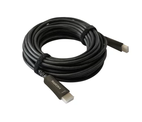 Кабель аудио-видео Digma HDMI 2.0 AOC HDMI (m)/ HDMI (m) 20м. позолоч.конт. черный (BHP AOC 2.0-20)