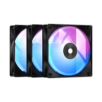 Вентилятор для корпуса Ocypus Delta F12 BK ARGB 3 IN 1, 120x120x25mm, 4-PIN PWM, 500-2000 RPM, 29 DBA MAX, HYDRO BEARING