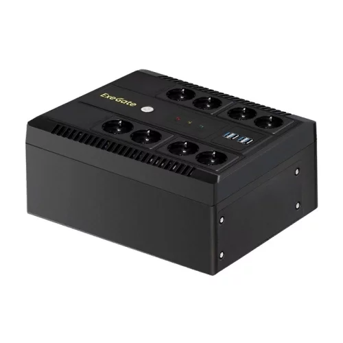 Exegate EX295011RUS ИБП ExeGate NEO NNB-650.LED.AVR.8SH.CH