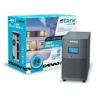 STARK SC 2000 Online 16А ИБП 2000 ВА/1800 Вт {Online, Напольный, 110-300В, 4 х ЕВРО, Smart-slot, USB, RS232, EPO, БЕЗ АКБ - внешние батареи 4 шт от 4,5Ач до 320 Ач}