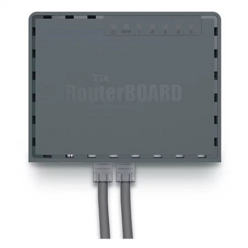 Маршрутизатор/ hEX S 5x Gigabit Ethernet, SFP, Dual Core 880MHz CPU, 256MB RAM, USB, microSD, RouterOS L4, IPsec hardware encryption support and The Dude server package (RB760IGS) фото 3